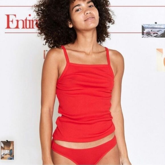 New ENTIREWORLD. Square Neckline Sleeveless 100% organic cotton L light yellow - Picture 7 of 8